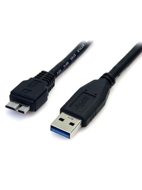 STARTECH  CABLE USB 3.0 SUPER SPEED USB A MACHO - MICRO USB B MACHO 50CM NEGRO