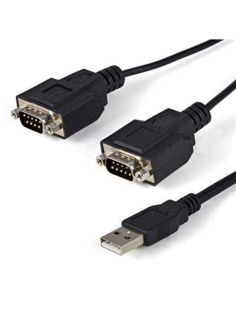 STARTECH CABLE USB A 2X SERIAL DB9 1.83 METROS