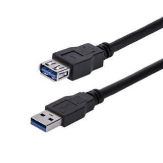 STARTECH  CABLE USB A MACHO - USB A HEMBRA 1 METRO NEGRO