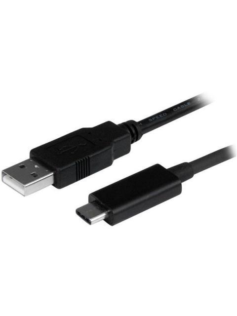 STARTECH  CABLE USB A MACHO - USB C MACHO 1 METRO NEGRO