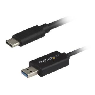 STARTECH  CABLE USB A MACHO - USB C MACHO 2 METROS NEGRO