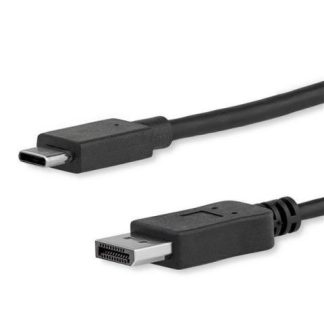 STARTECH  CABLE USB-C MACHO - DISPLAYPORT MACHO 1.8 METROS NEGRO