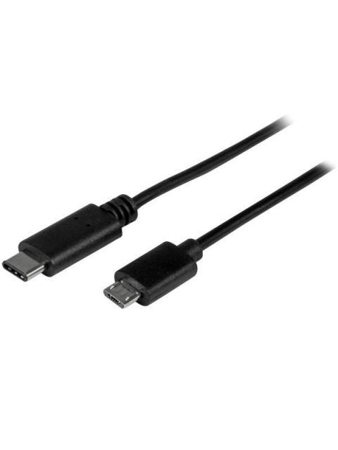 STARTECH  CABLE USB C MACHO - MICRO USB B MACHO 50CM NEGRO
