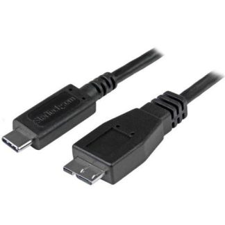 STARTECH  CABLE USB C MACHO - MICRO USB B MACHO 50CM NEGRO