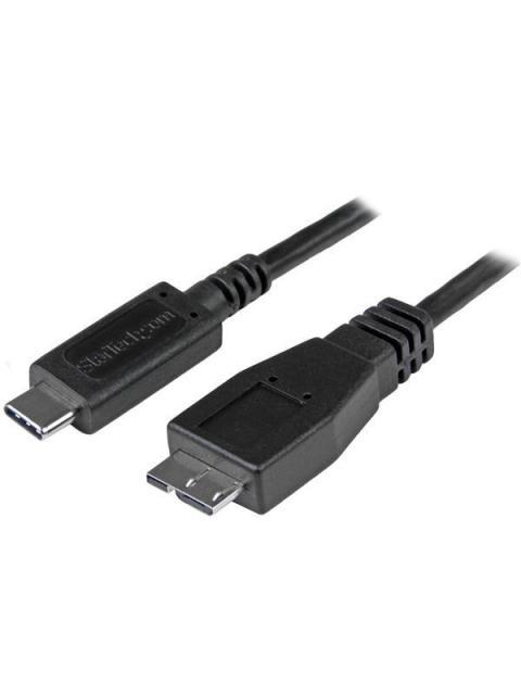 STARTECH  CABLE USB C MACHO - MICRO USB B MACHO 50CM NEGRO