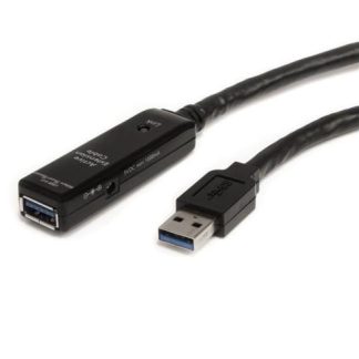 STARTECH  CABLE USB MACHO - USB HEMBRA 10 METROS NEGRO