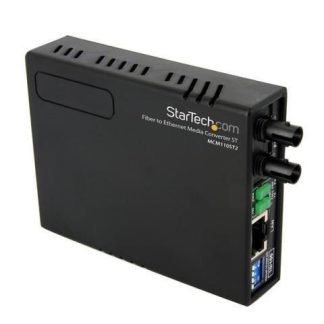 STARTECH  CONVERTIDOR DE MEDIOS ETHERNET 10-100 MBPS A FIBRA MULTIMODO ST - 2KM