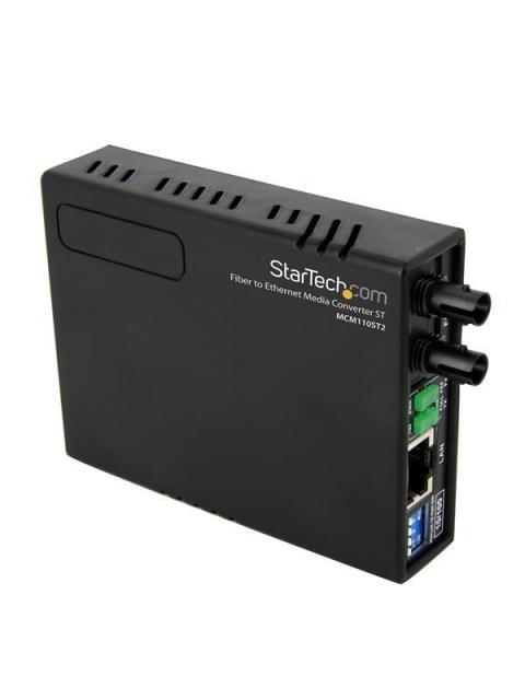 STARTECH  CONVERTIDOR DE MEDIOS ETHERNET 10-100 MBPS A FIBRA MULTIMODO ST - 2KM
