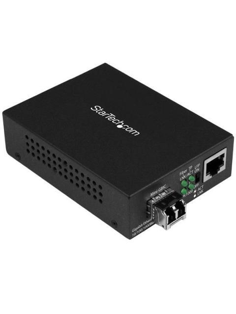 STARTECH  CONVERTIDOR DE MEDIOS ETHERNET GIGABIT A FIBRA MULTIMODO LC 550 METROS