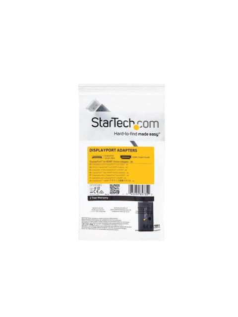 STARTECH  CONVERTIDOR DE VIDEO DISPLAYPORT MACHO - HDMI HEMBRA 15CM NEGRO - Image 7