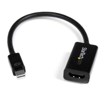 STARTECH  CONVERTIDOR DE VIDEO MINI DISPLAYPORT - HDMI 15CM NEGRO