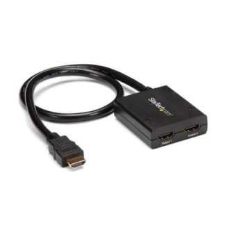 STARTECH  DIVISOR DE VIDEO HDMI DE 2 PUERTOS SPLITTER HDMI 4K 30HZ DE 2X1 ALIMENTADO POR USB