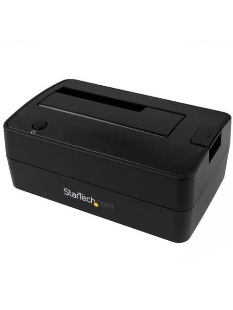 STARTECH  DOCKING STATION PARA 1 DISCO DURO 2.5-3.5 SATA USB 3.1 NEGRO