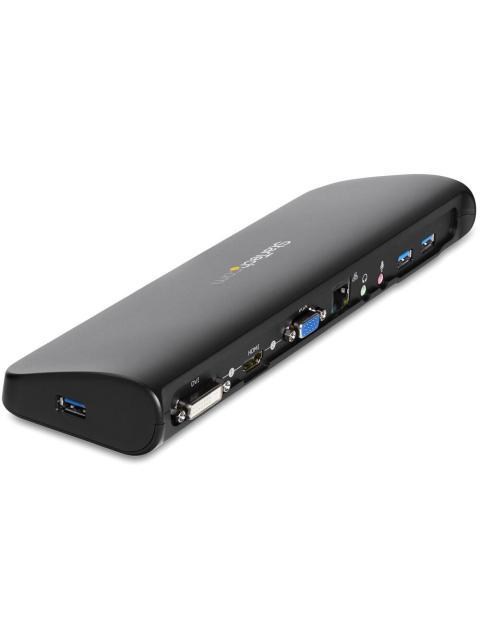 STARTECH  DOCKING STATION PARA LAPTOPS 4X USB 3.0 HDMI DVI VGA NEGRO - Image 6