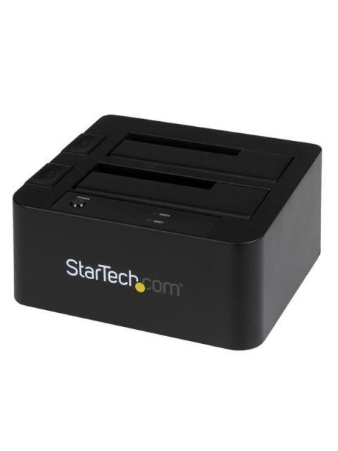 STARTECH  DOCKING STATION USB 3.0 Y ESATA PARA 2 DISCOS DUROS 2.5-3.5 SATA
