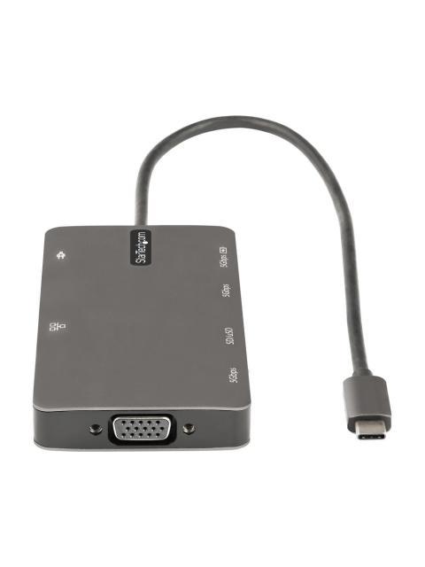 STARTECH  DOCKING STATION USB C 2X USB 3.0 1X HDMI 1X RJ-45 1X VGA GRIS - Image 4