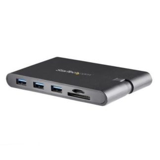 STARTECH  DOCKING STATION USB-C 3X USB A 3.0 1X HDMI 1X VGA NEGRO