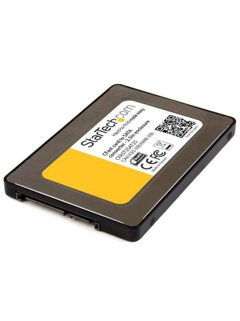 STARTECH  GABINETE DE DISCO DURO CFAST2SAT25 2.5 SATA III NEGRO-PLATA