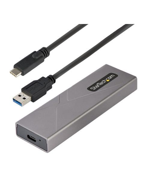 STARTECH GABINETE DE DISCO DURO M.2 USB-C PLATA