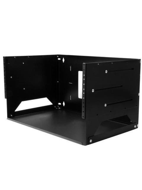 STARTECH  GABINETE PARA MONTAJE EN PARED CON CHAROLA 4U NEGRO