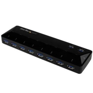 STARTECH HUB USB 3.0 DE 10 PUERTOS USB 3.0 NEGRO PARA PC ST103008U2C