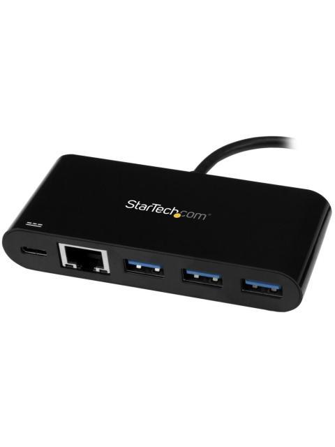 STARTECH  HUB USB C 3.0 MACHO - 3X USB A 3.0- 1X RJ-45 5000 MBIT-S NEGRO - Image 4