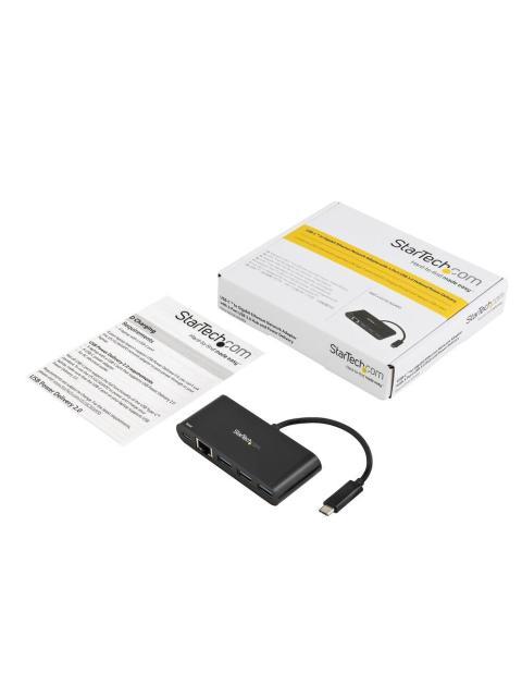 STARTECH  HUB USB C 3.0 MACHO - 3X USB A 3.0- 1X RJ-45 5000 MBIT-S NEGRO - Image 5