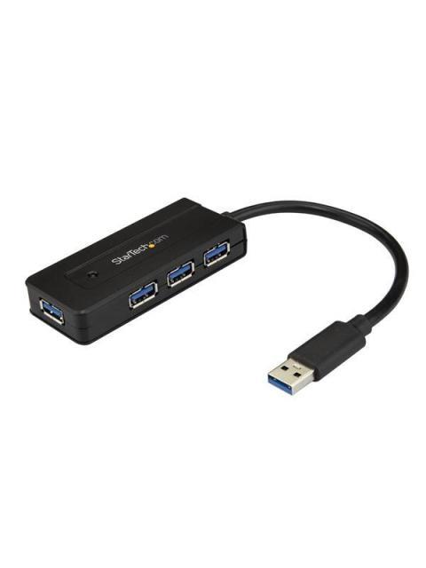 STARTECH  HUB USB C 3.0 MACHO - DE 4X USB A 3.0 HEMBRA 5000 MBIT-S NEGRO