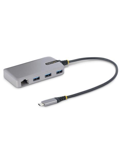 STARTECH  HUB USB C - 3X USB 3.0 X1 RJ-45 5000 MBIT-S GRIS