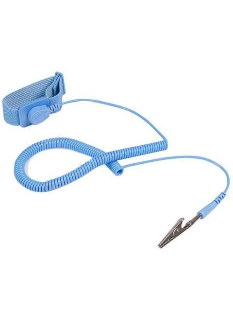 STARTECH PULSERA ANTIESTATICA C. CABLE A TIERRA ESD AZUL SWS100