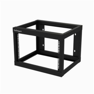STARTECH  RACK ABIERTO 2 POSTES 6U HASTA 80KG NEGRO