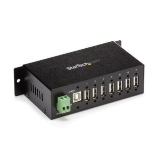STARTECH  RESISTENTE CONCENTRADOR USB 2.0 7 PUERTOS 480 MBIT-S NEGRO
