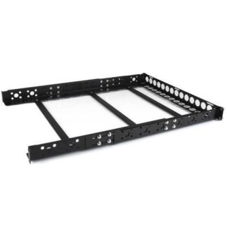 STARTECH  RIELES AJUSTABLES PARA RACK 19 1U HASTA 25KG NEGRO