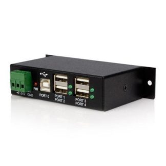 STARTECH  ROBUSTO CONCENTRADOR USB 2.0 4 PUERTOS 480 MBIT-S NEGRO