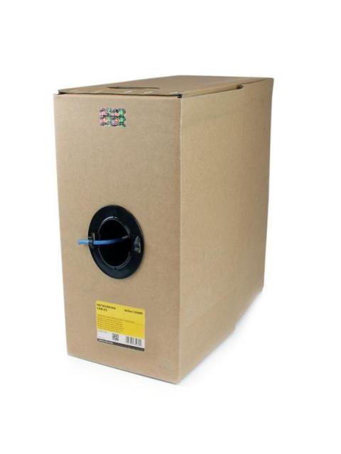 STARTECH ROLLO BOBINA 304.8M CABLE DE RED UTP CAT6 AZUL CMR WIR6CMRBL