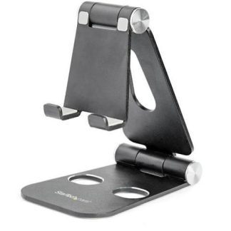 STARTECH  SOPORTE DE ESCRITORIO PARA CELULAR Y TABLET HASTA 13 NEGRO