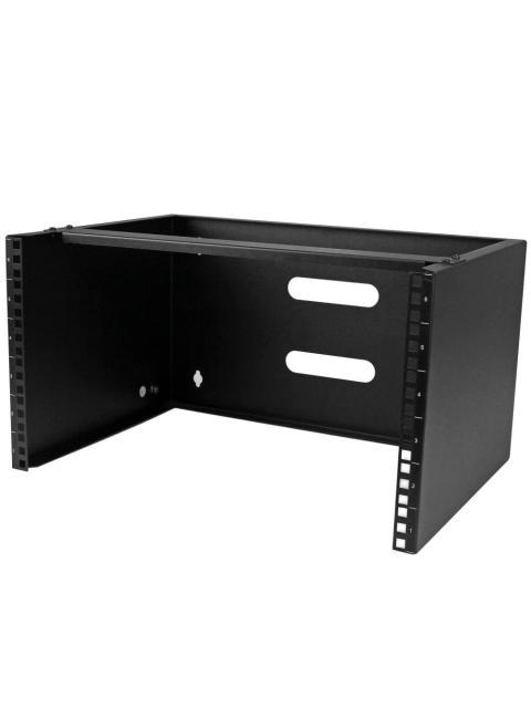 STARTECH  SOPORTE DE MONTAJE EN PARED 6U PARA PATCH PANEL PARCHEO DE 13 NEGRO