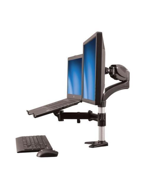 STARTECH  SOPORTE PARA MONITOR 15-27 Y BASE PARA LAPTOP CON AJUSTE DE ALTURA