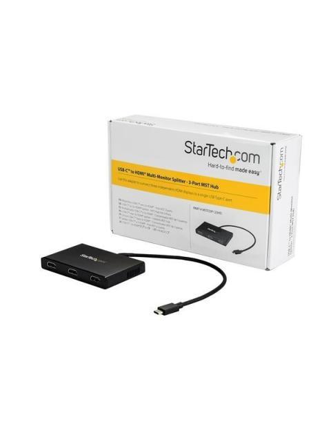 SPLITTER DIVISOR STARTECH MSTCDP123HD USB-C A 3 PUERTOS HDMI - Image 5