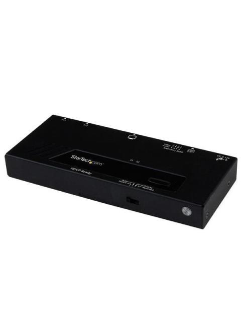 STARTECH SWITCH HDMI DE 2 PUERTOS CONMUTADO AUTOMATICO Y PRIORITARIO