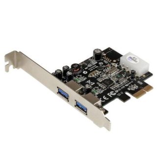 STARTECH  TARJETA PCI EXPRESS CON FUENTE MOLEX 2 PUERTOS USB 3.0