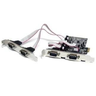 STARTECH  TARJETA PCI EXPRESS DE 4 PUERTOS SERIE RS232 UART 16550 SERIAL DB9