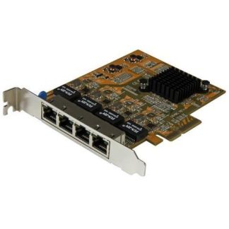 STARTECH  TARJETA PCI EXPRESS ETHERNET GIGABIT DE 4 PUERTOS RJ-45 ALAMBRICO 2000 MBIT-S