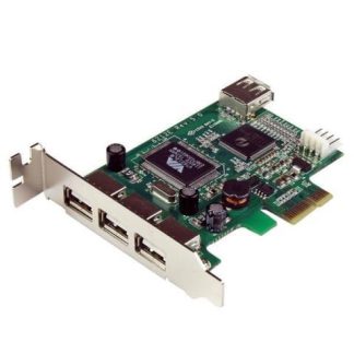 STARTECH  TARJETA PCI EXPRESS PERFIL BAJO USB 2.0 DE ALTA VELOCIDAD