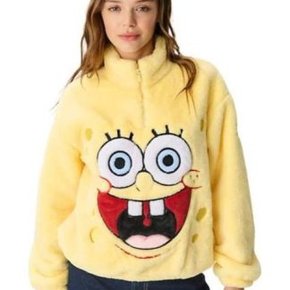 SUDADERA BOB ESPONJA AMARILLO BOB ESPONJA