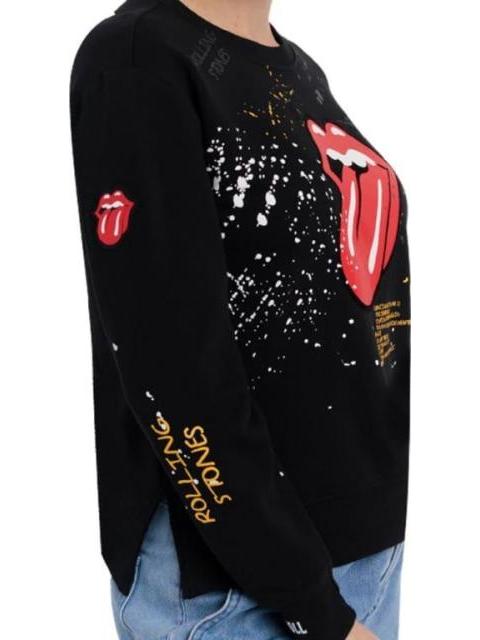 SUDADERA DAMA DAMA NEGRO THE ROLLING STONES - Image 3