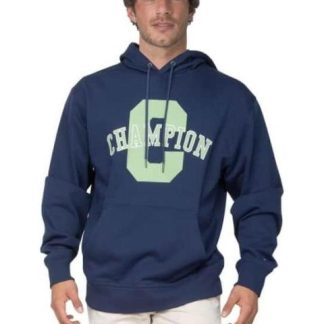 SUDADERA ESTAMPADA AZUL MARINO CHAMPION