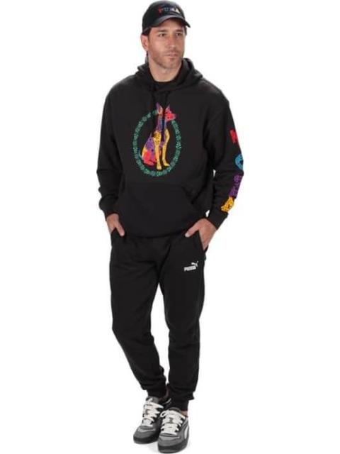SUDADERA GRPGHIC HOODIE DDM NEGRO PUMA