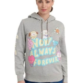 SUDADERA LICENCIA GRIS BT21