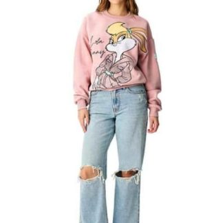 SUDADERA LOLA BUNNY PALO DE ROSA LOONEY TUNES